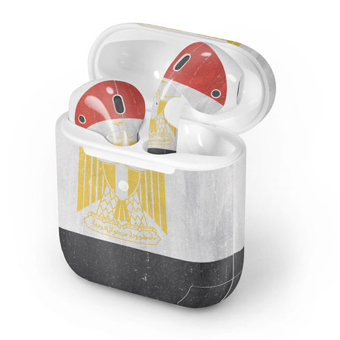 Egypt Flag Distressed Apple AirPods 2 Skin